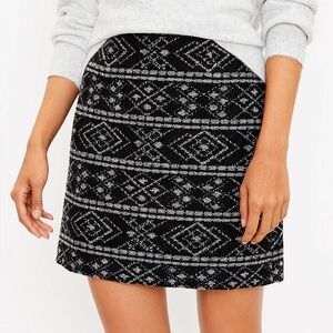 NWT Ikat Jacquard Skirt